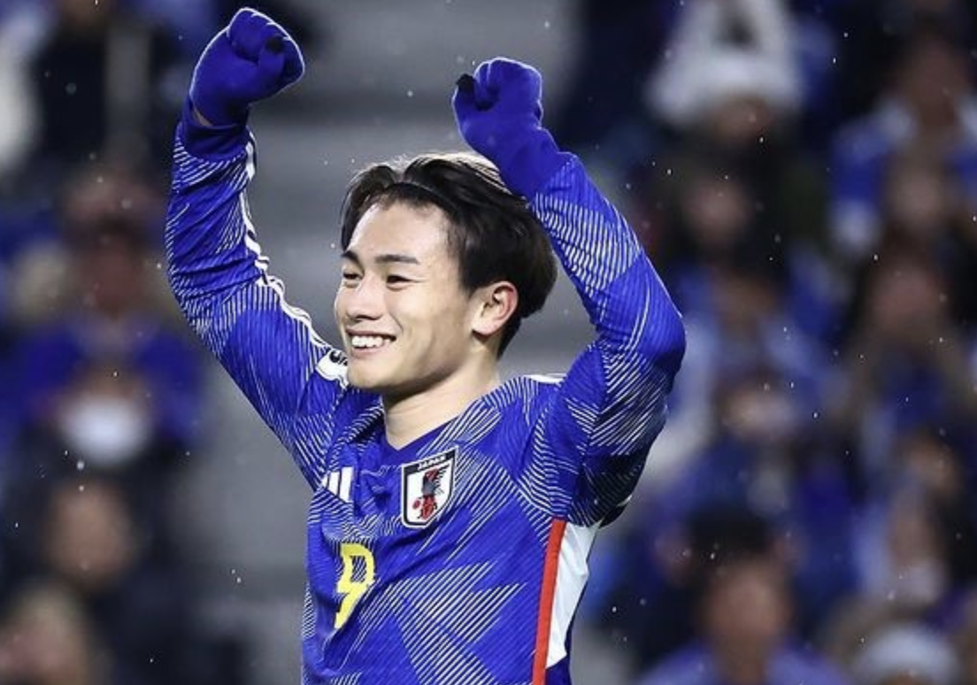Ayase Ueda is the top scorer of the Japanese team