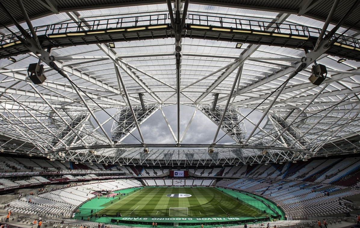 London Stadium is one of the best quality stadiums in England