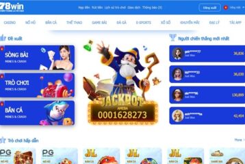 Giao diện chính của nhà cái 78Win.