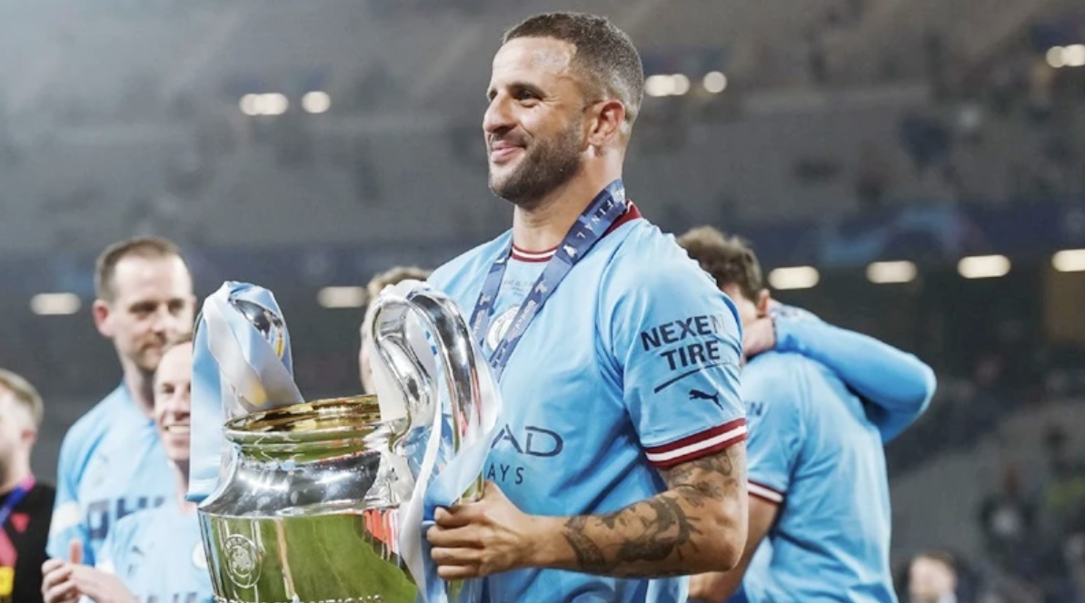 Kyle Walker has achieved many titles with Manchester City
