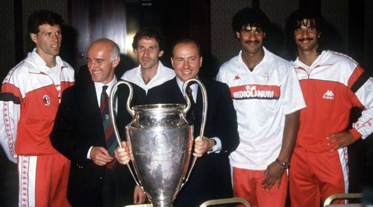 Sacchi continued to bring Milan to the top of Europe