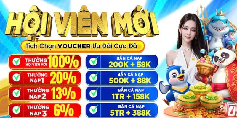 Khuyến mãi nạp lần đầu là chương trình tri ân cho các tài khoản mới