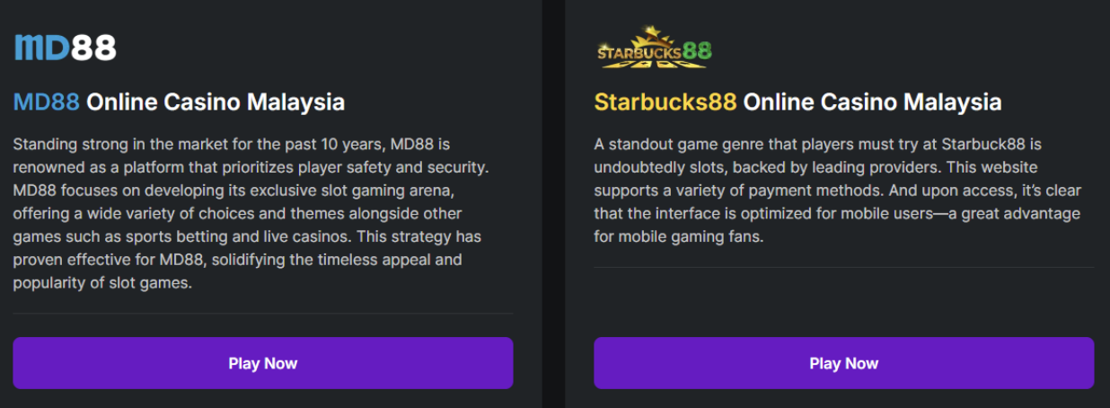Trusted Online Casino
