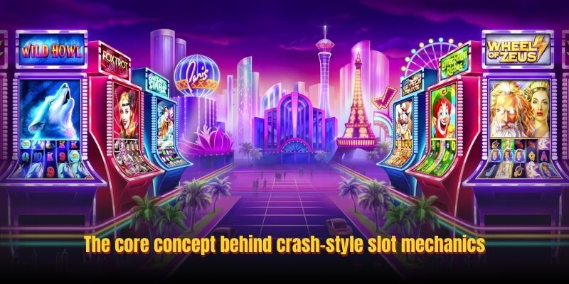 The core concept behind crash-style slot mechanics
