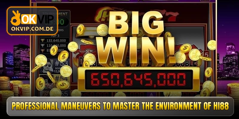 Professional maneuvers to master the environment of Hi88